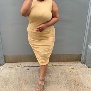Plus Size Ruched Side Dress